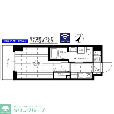 ステージグランデ日本橋人形町の物件間取画像
